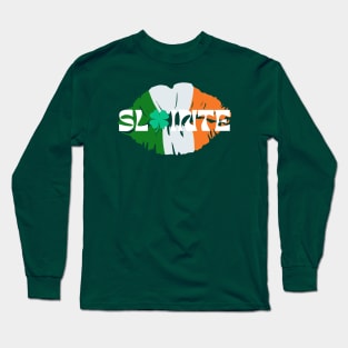 SLAINTE IRISH KISS Long Sleeve T-Shirt